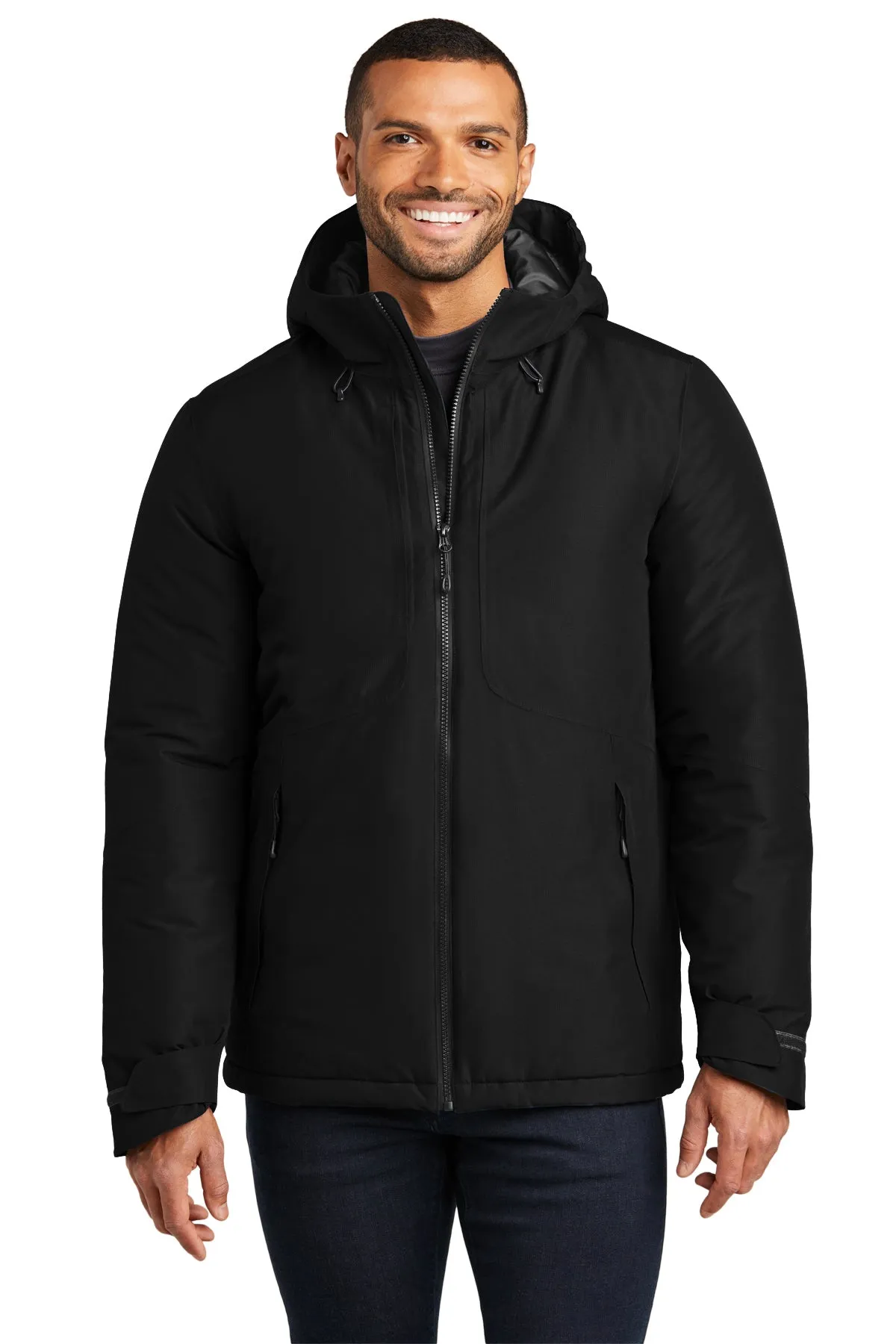 Port Authority Venture Waterproof Insulated Custom Jackets, Deep Black