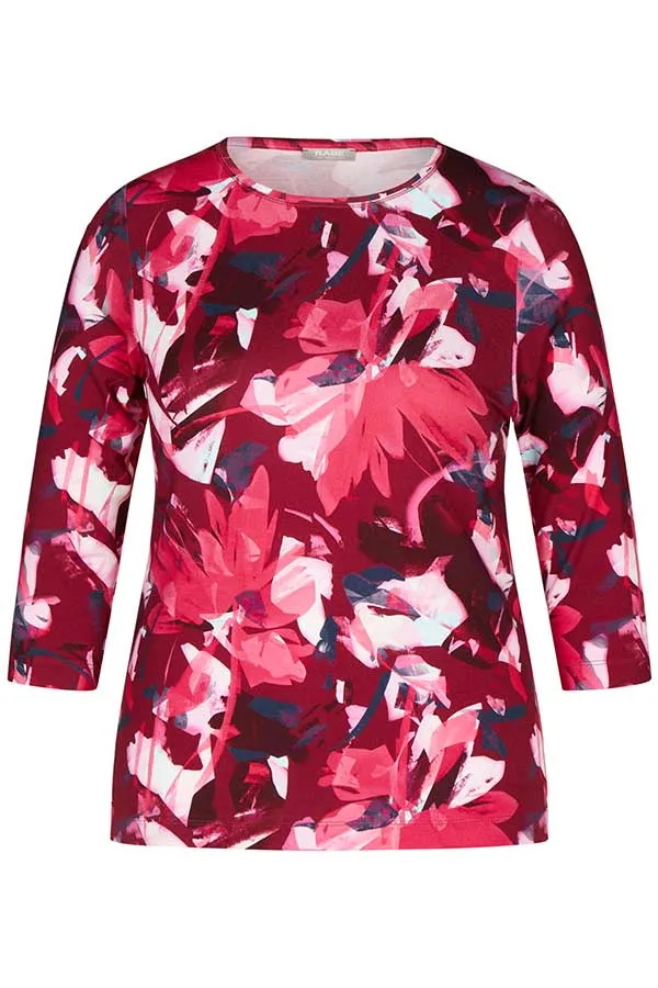 Rabe & LecomteABSTRACT FLORAL PRINT T-SHIRT