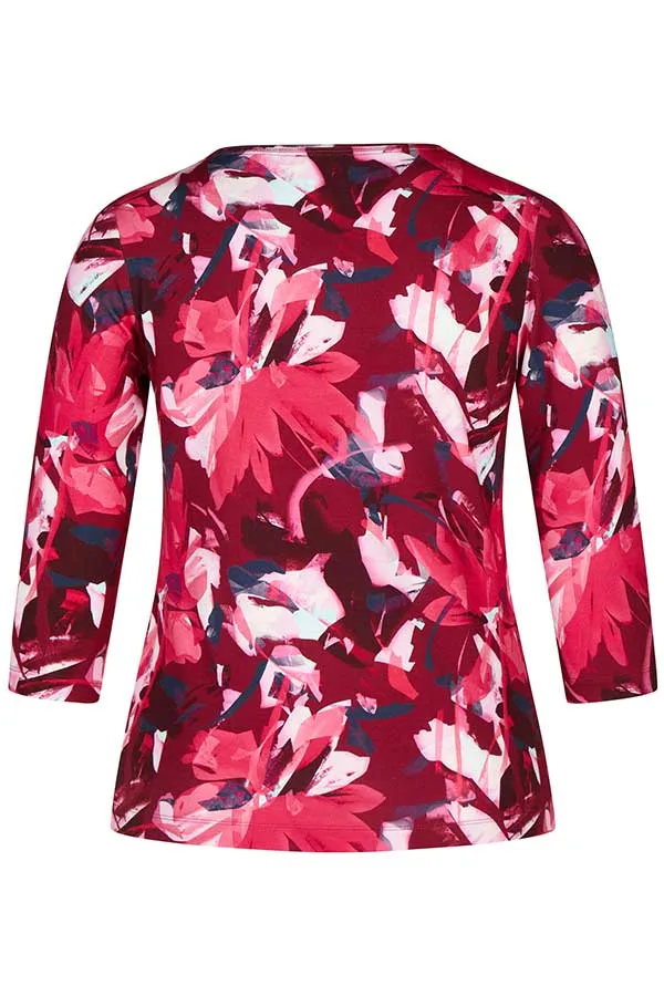 Rabe & LecomteABSTRACT FLORAL PRINT T-SHIRT