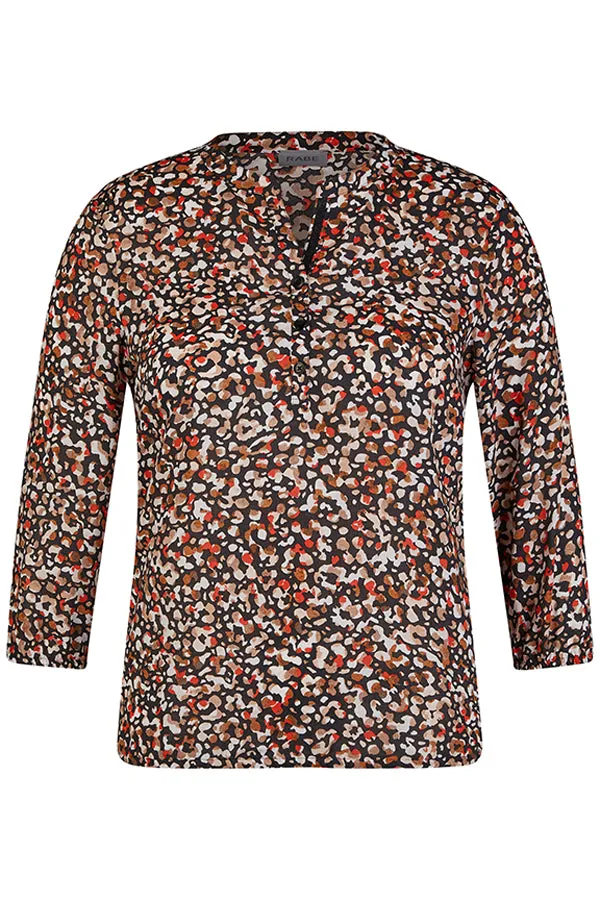 Rabe & LecomteABSTRACT PRINT BLOUSE