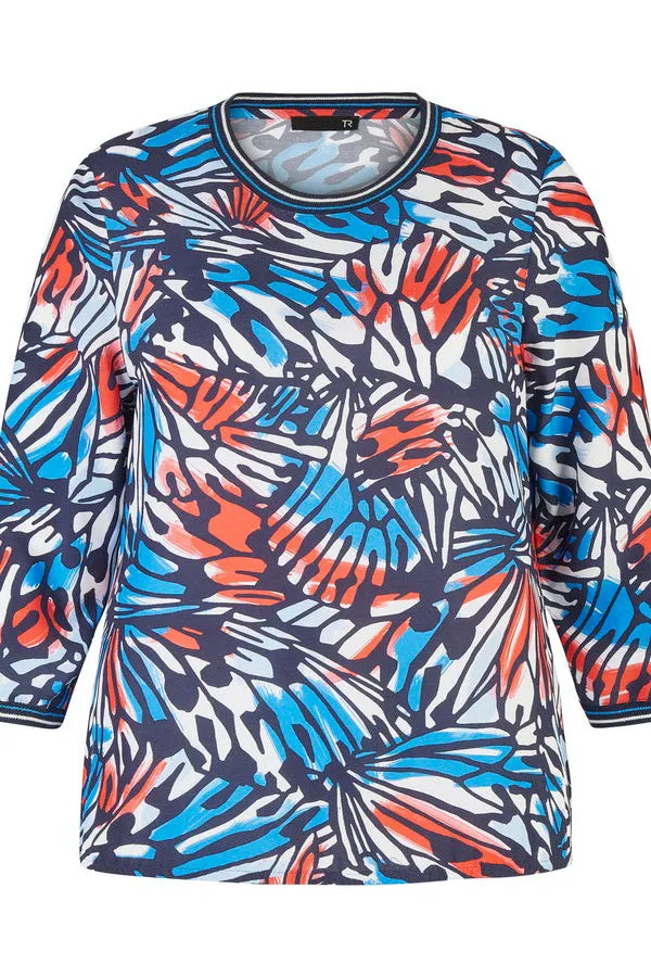 Rabe & LecomteALLOVER BUTTERFLY PRINT BLOUSE