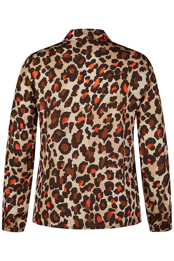 Rabe & LecomteANIMAL PRINT BUTTONED BLOUSE