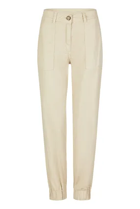 Rabe & LecomteBEIGE ELASTICATED HEM TROUSER