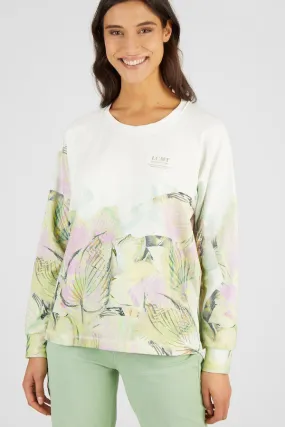 Rabe & LecomteBIG LEAF PRINT SWEATSHIRT