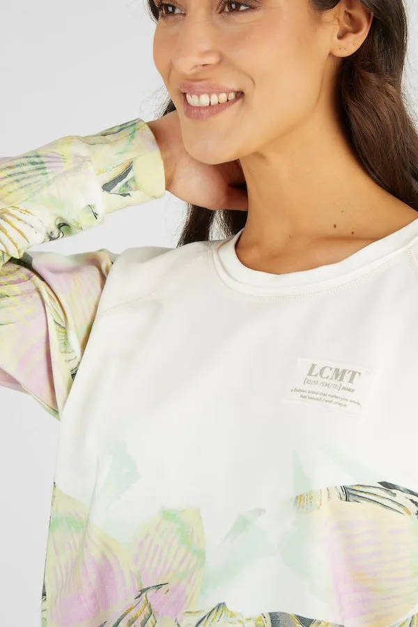 Rabe & LecomteBIG LEAF PRINT SWEATSHIRT