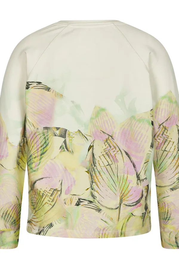 Rabe & LecomteBIG LEAF PRINT SWEATSHIRT