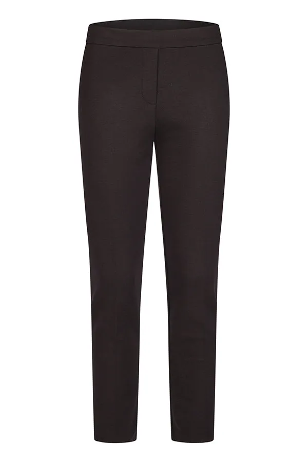 Rabe & LecomteBLACK CONTRASTING ELASTIC WAISTBAND BASIC TROUSER