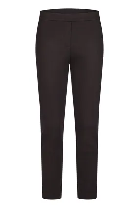 Rabe & LecomteBLACK CONTRASTING ELASTIC WAISTBAND BASIC TROUSER