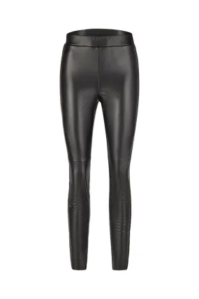 Rabe & LecomteBLACK FAUX LEATHER LEGGING