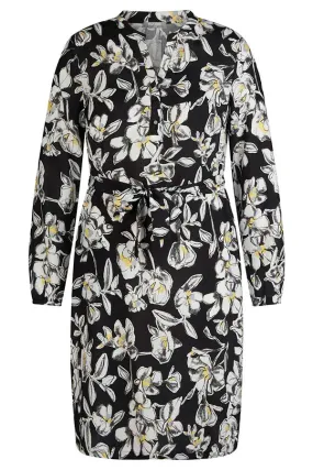 Rabe & LecomteBLACK FLORAL PRINT DRESS