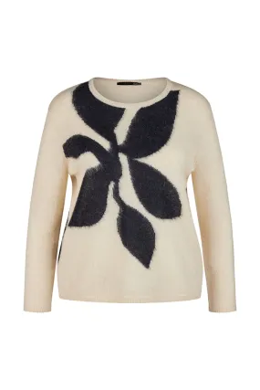 Rabe & LecomteFLORAL PRINT WOOL JUMPER