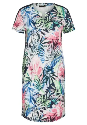 Rabe & LecomteFOLIAGE PRINT MULTICOLOR DRESS