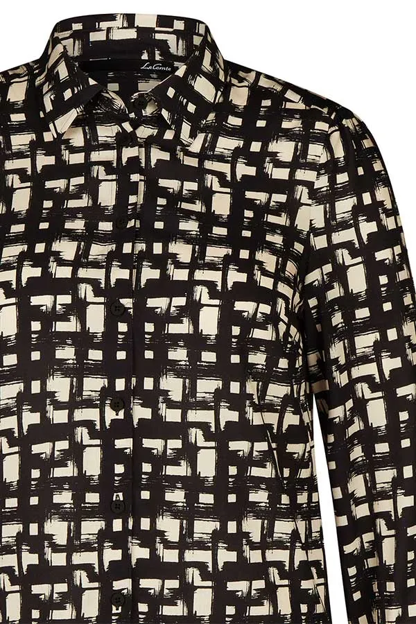 Rabe & LecomteGEOMETRIC PRINT BLOUSE