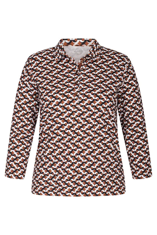 Rabe & LecomteGRAPHIC PRINT POLO T-SHIRT