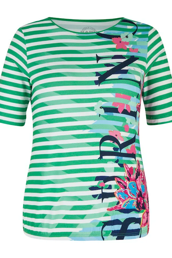 Rabe & LecomteGREEN STRIPED T-SHIRT