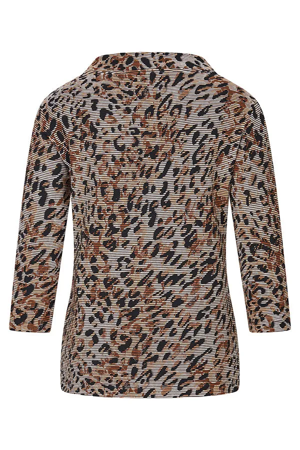 Rabe & LecomteGREY ANIMAL PRINT T-SHIRT