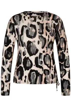 Rabe & LecomteGREY LEOPARD PRINT T-SHIRT