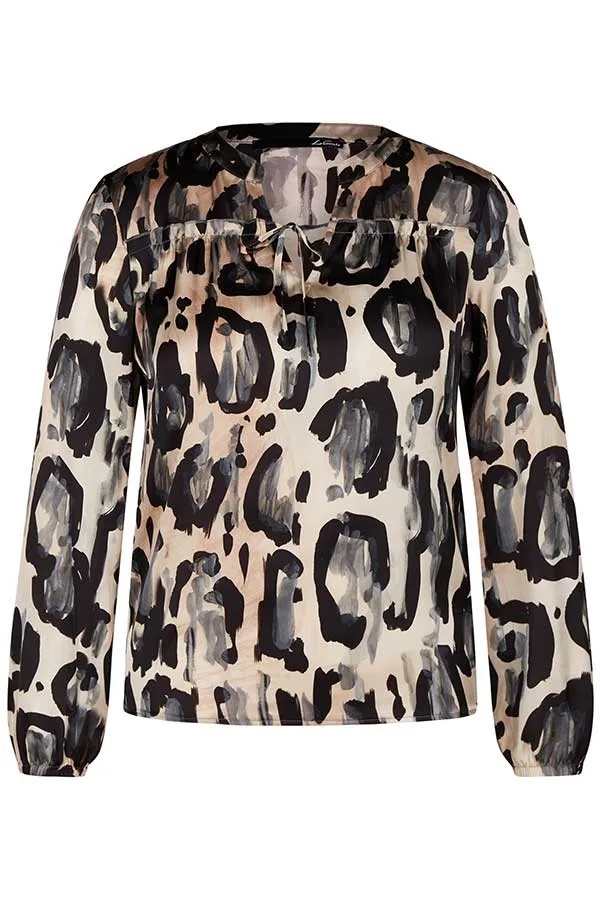 Rabe & LecomteGREY LEOPARD PRINT TOP