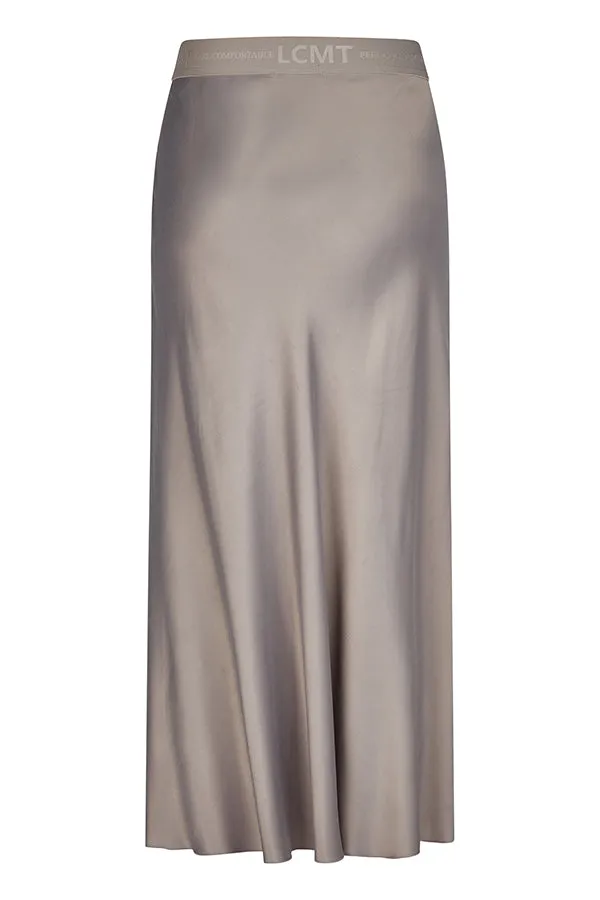 Rabe & LecomteGREY SATIN MAXI SKIRT