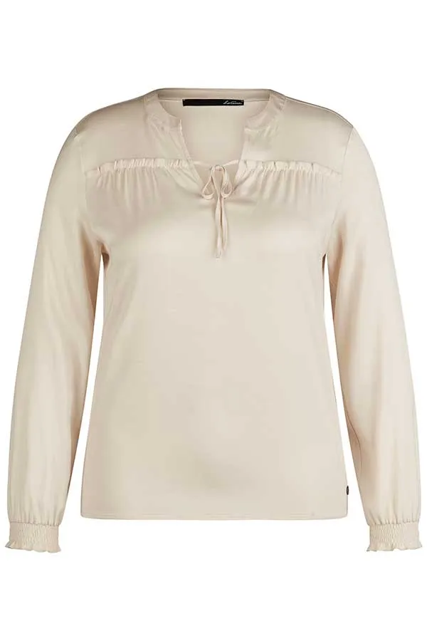 Rabe & LecomteIVORY TIE-NECK BLOUSE