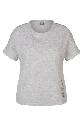 Rabe & LecomteLIGHT GREY CHOICE BEDAZZLED T-SHIRT