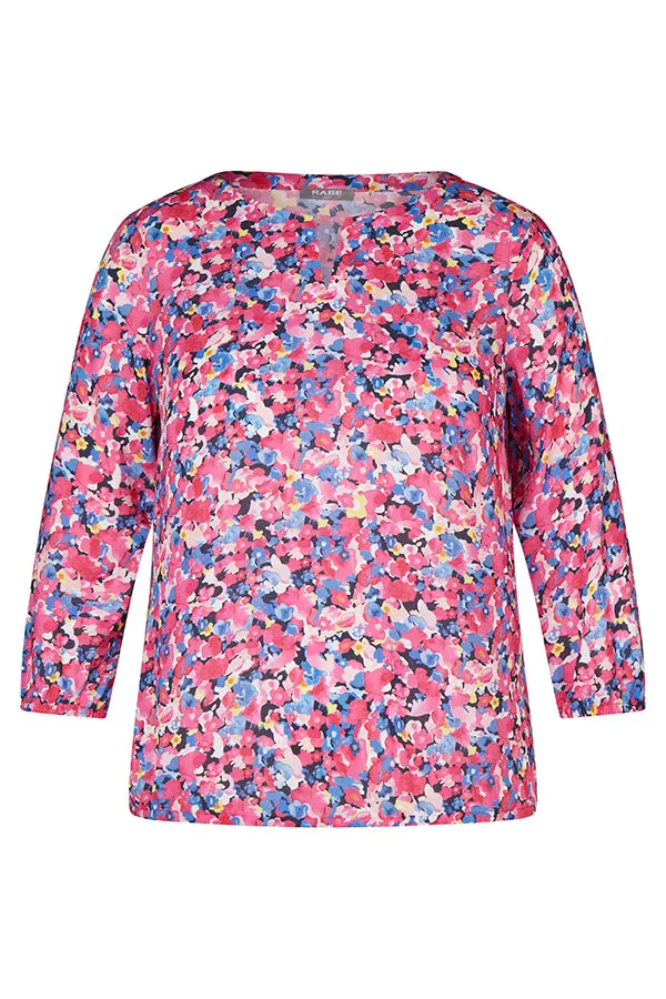 Rabe & LecomteMAGENTA SMALL FLORAL PRINT BLOUSE