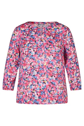 Rabe & LecomteMAGENTA SMALL FLORAL PRINT BLOUSE