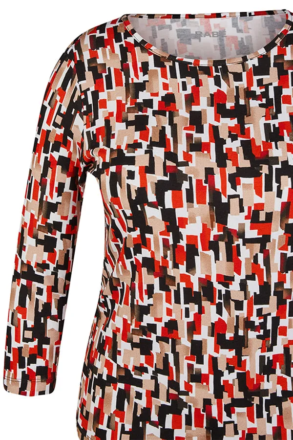 Rabe & LecomteMULTICOLOR GEOMETRIC PRINT T-SHIRT