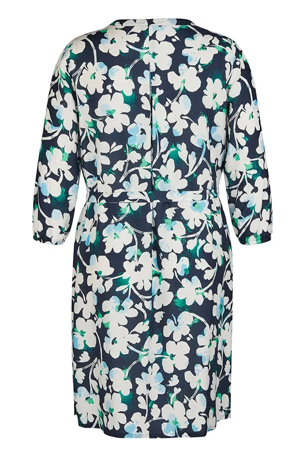 Rabe & LecomteNAVY FLORAL PRINT DRESS