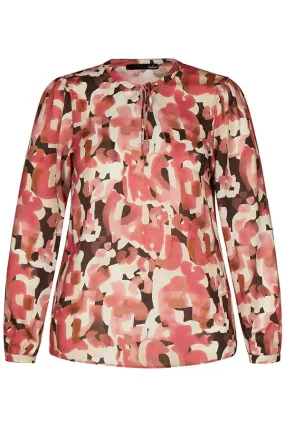 Rabe & LecomtePINK ABSTRACT PRINT BLOUSE