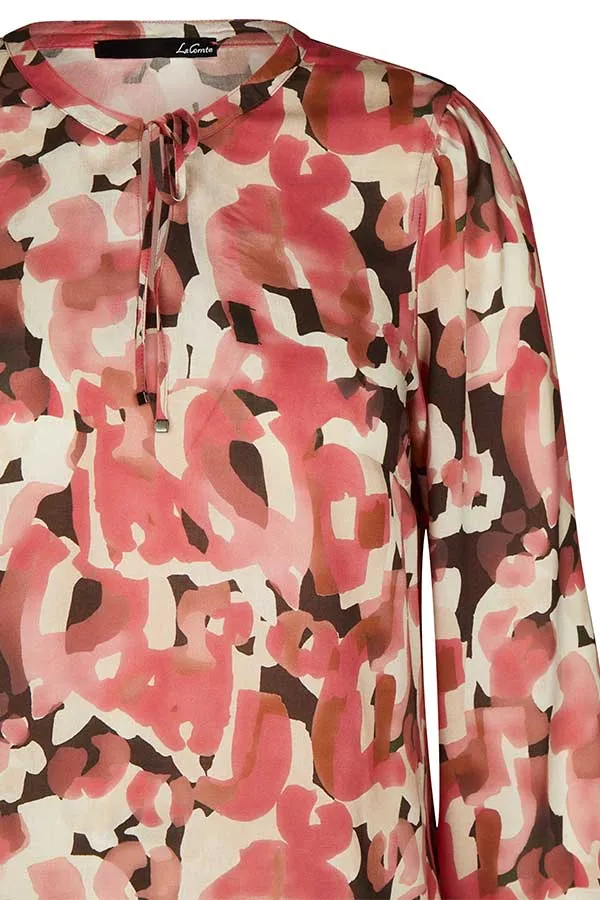 Rabe & LecomtePINK ABSTRACT PRINT BLOUSE