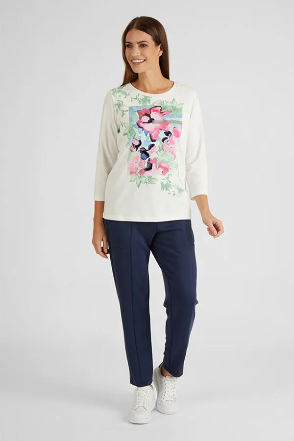 Rabe & LecomtePINK FLOWER T-SHIRT