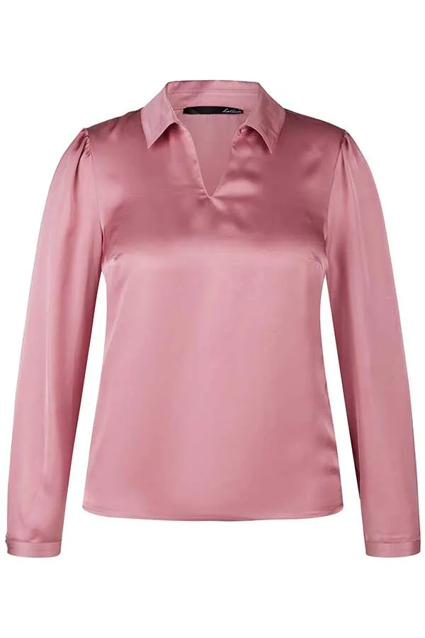 Rabe & LecomtePINK SATIN BLOUSE