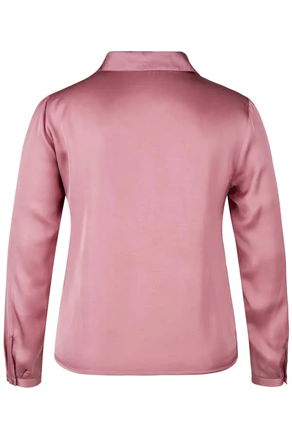 Rabe & LecomtePINK SATIN BLOUSE