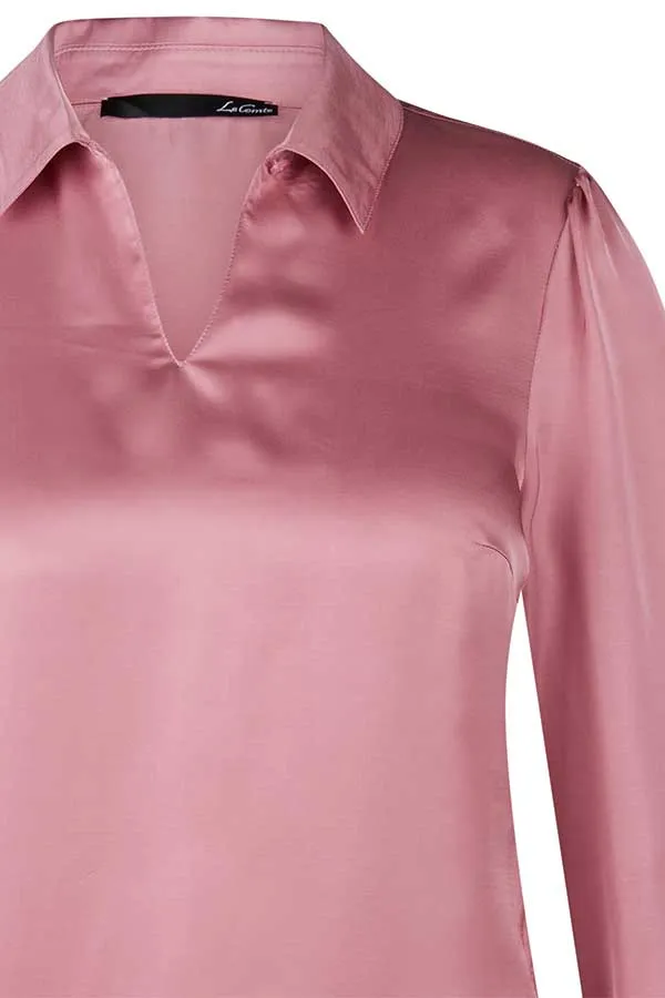 Rabe & LecomtePINK SATIN BLOUSE