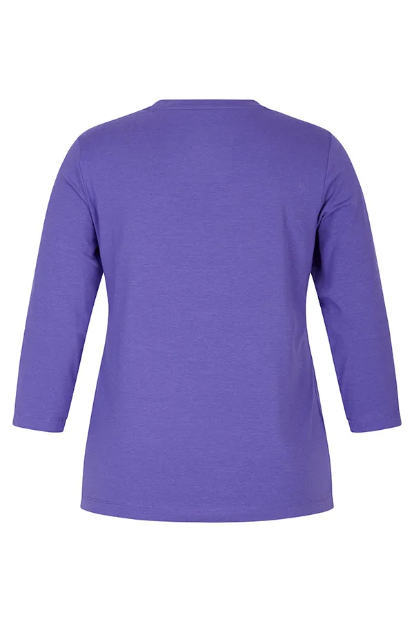 Rabe & LecomtePURPLE COSY SLOGAN  T-SHIRT