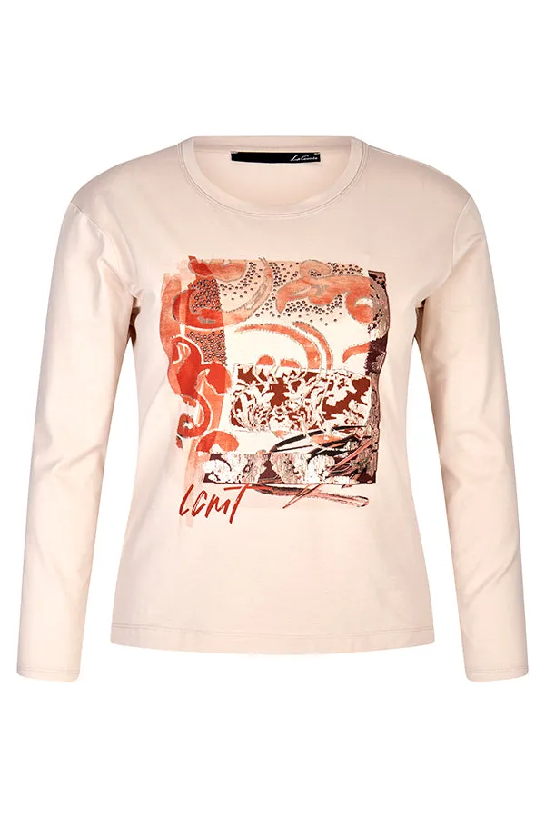 Rabe & LecomteRED GRAPHIC PRINT T-SHIRT