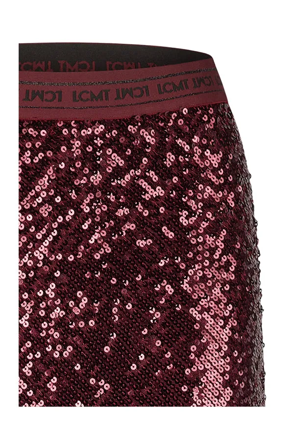 Rabe & LecomteRED SEQUINED LONG SKIRT