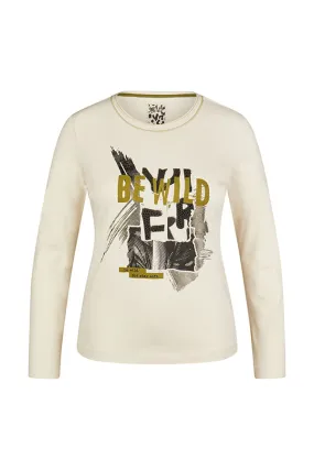 Rabe & LecomteWHITE BE WILD PRINT T-SHIRT