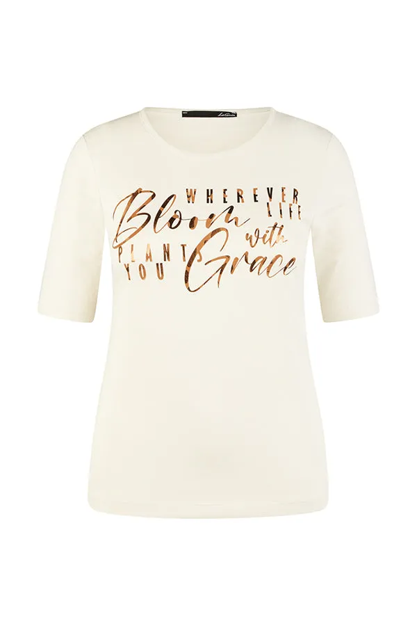 Rabe & LecomteWHITE BLOOM GRACE T-SHIRT