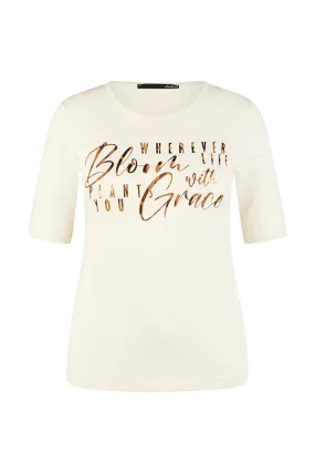 Rabe & LecomteWHITE BLOOM GRACE T-SHIRT