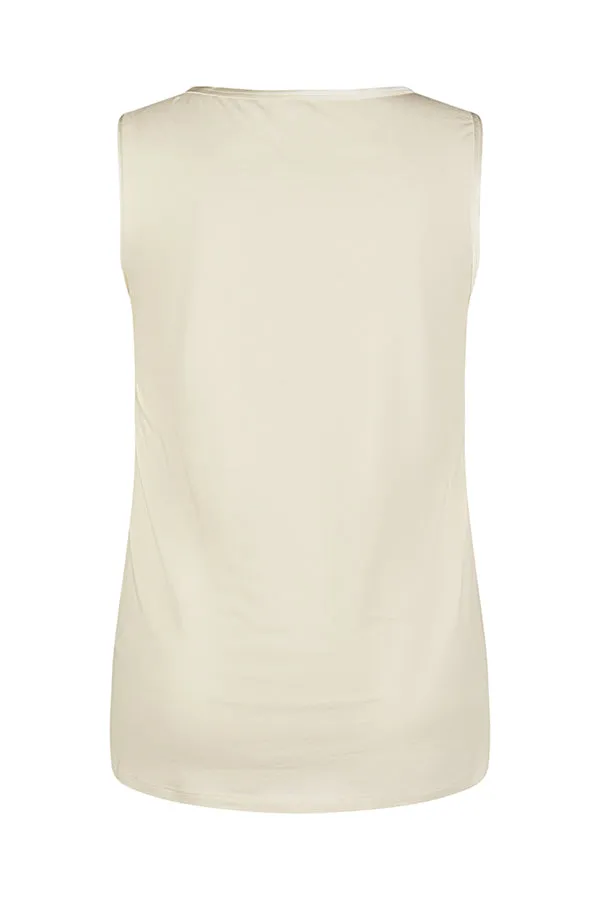 Rabe & LecomteWHITE SHINY TANK TOP