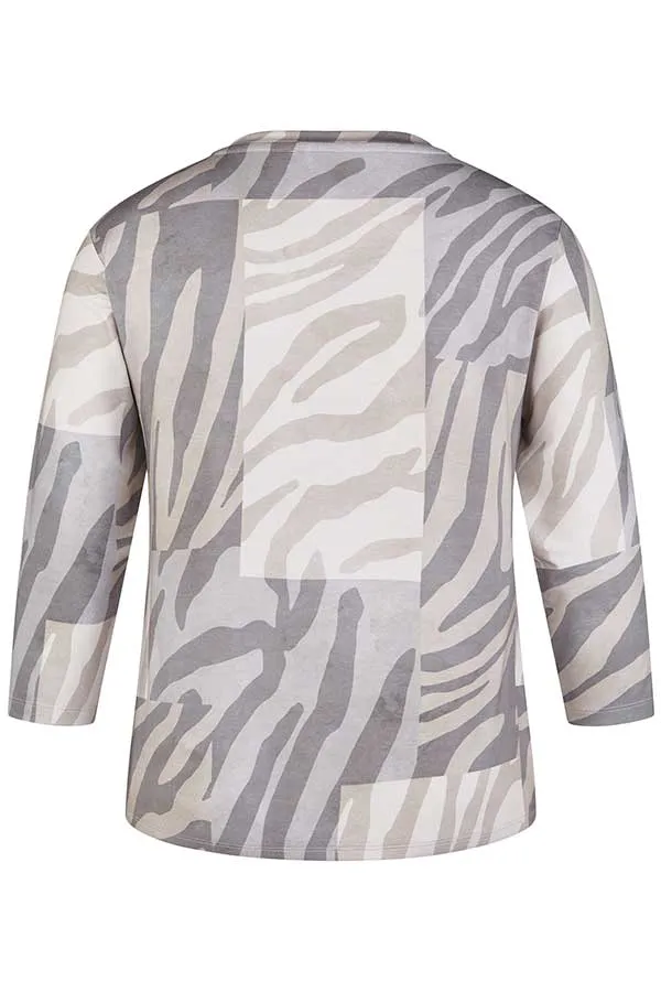 Rabe & LecomteZEBRA PRINT LOVE T-SHIRT