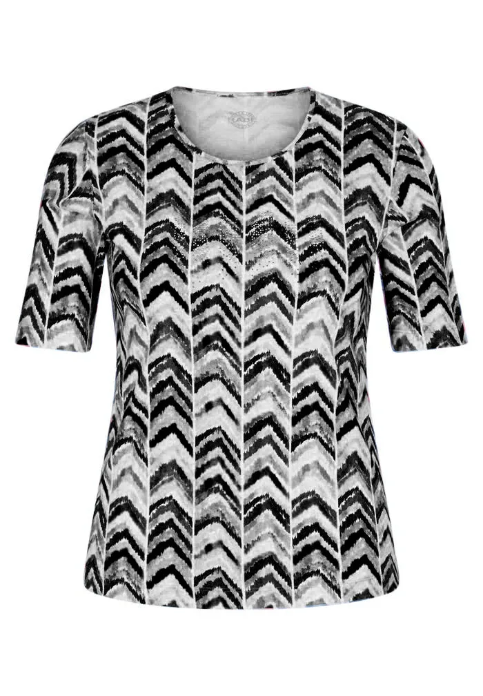 Rabe & LecomteZIGZAG PRINT T-SHIRT