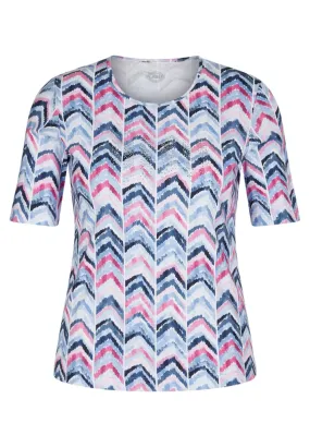 Rabe & LecomteZIGZAG PRINT T-SHIRT