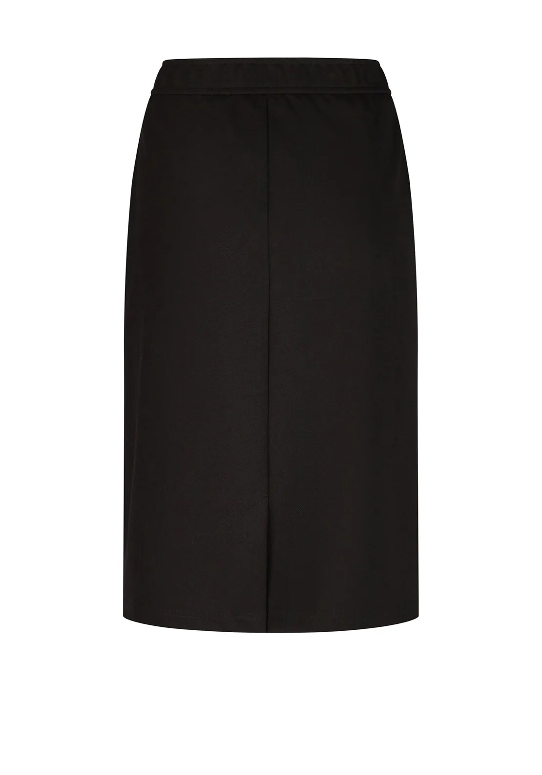 Rabe Jersey Stretch Pencil Skirt, Black