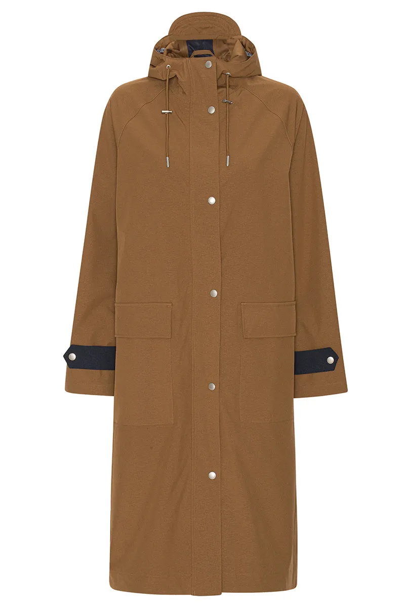 Raincoat Rain193 | Walnut | Regnfrakke fra Ilse Jacobsen