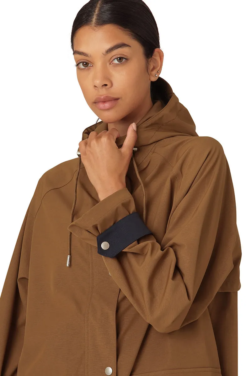 Raincoat Rain193 | Walnut | Regnfrakke fra Ilse Jacobsen