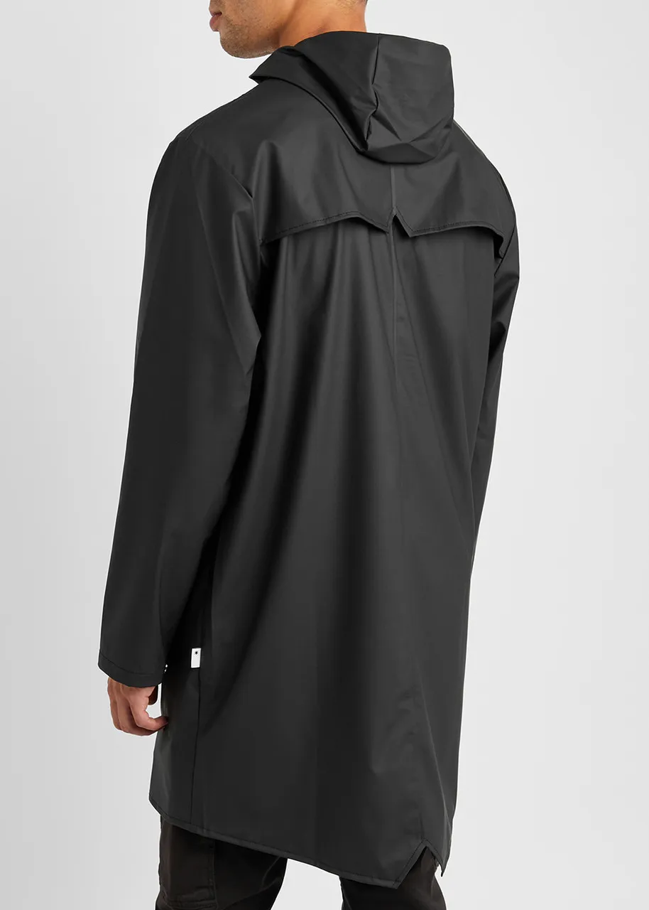 RAINS Long matte rubberised raincoat 
                         
                     
                