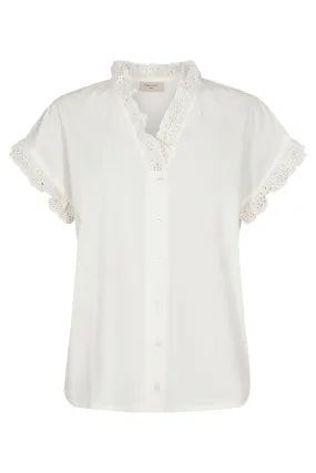 Ravna Blouse | Off-White | Bluse fra Freequent